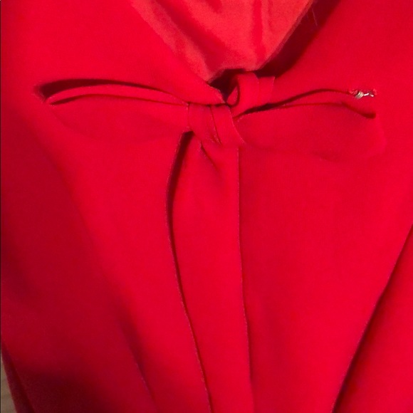 Stunning A-Line size 10 red dress with bow in back - Picture 6 of 8